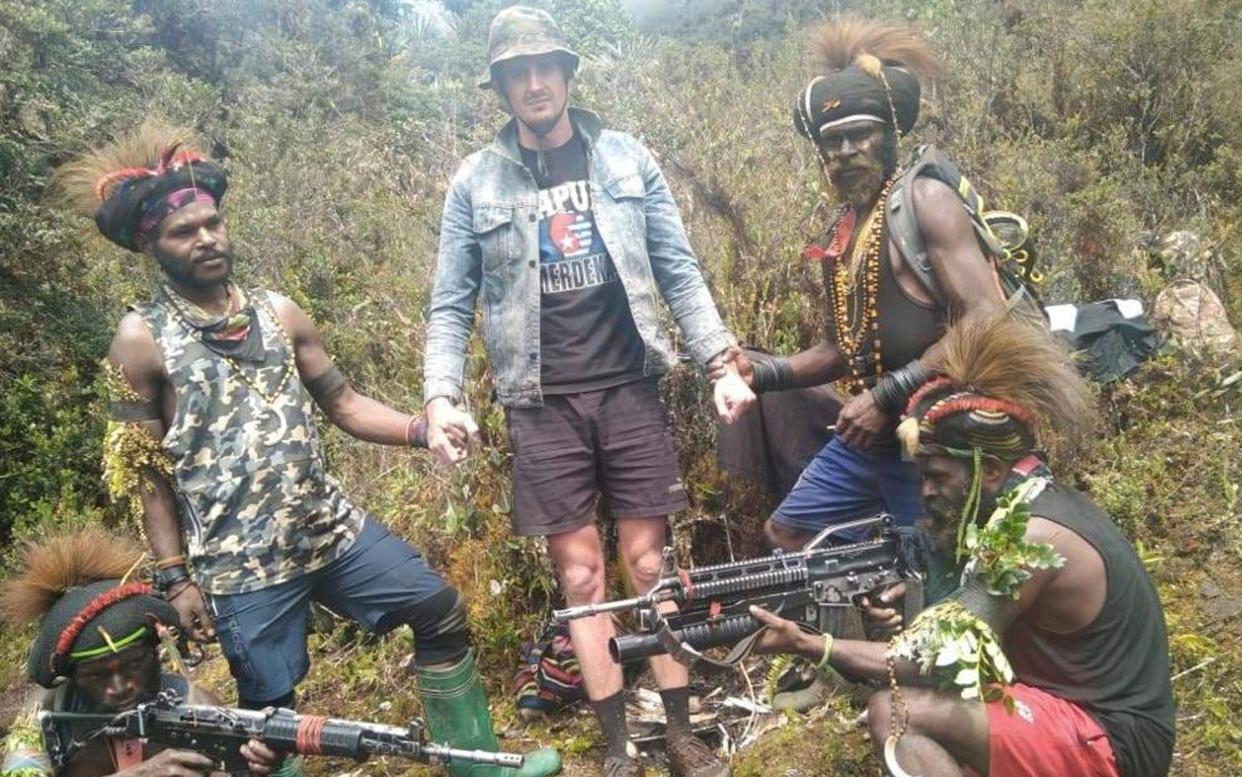 Philip Mehrtens Papua rebels hostage Indonesia Asia pilot New Zealand - West Papua Liberation Army via AP