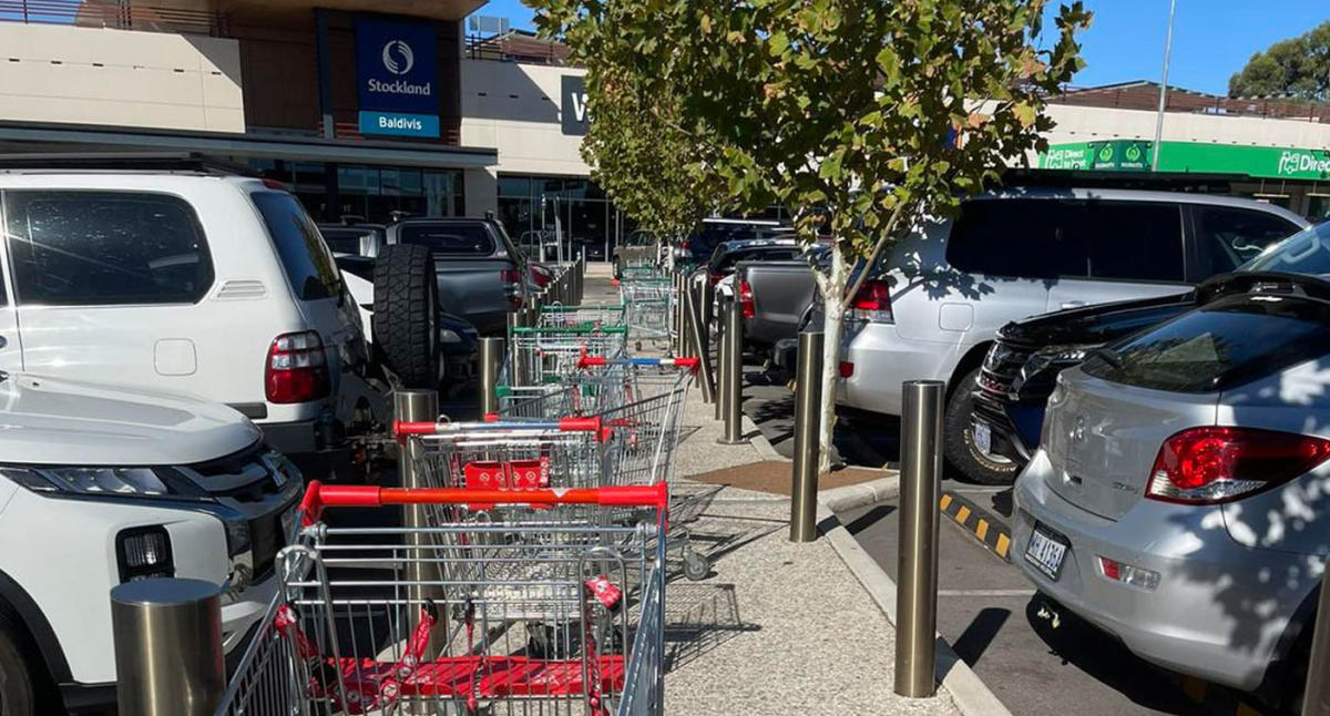 Why this photo of a Stockland car park has sparked fury among shoppers