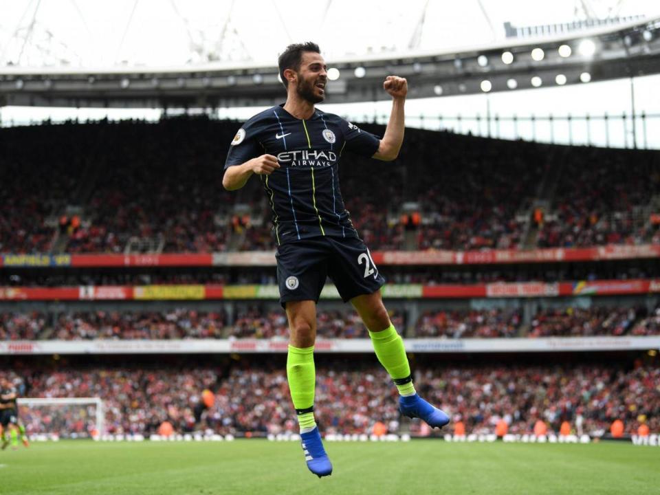 Bernardo Silva provided an interesting counterpoint to Mesut Ozil (Getty Images)