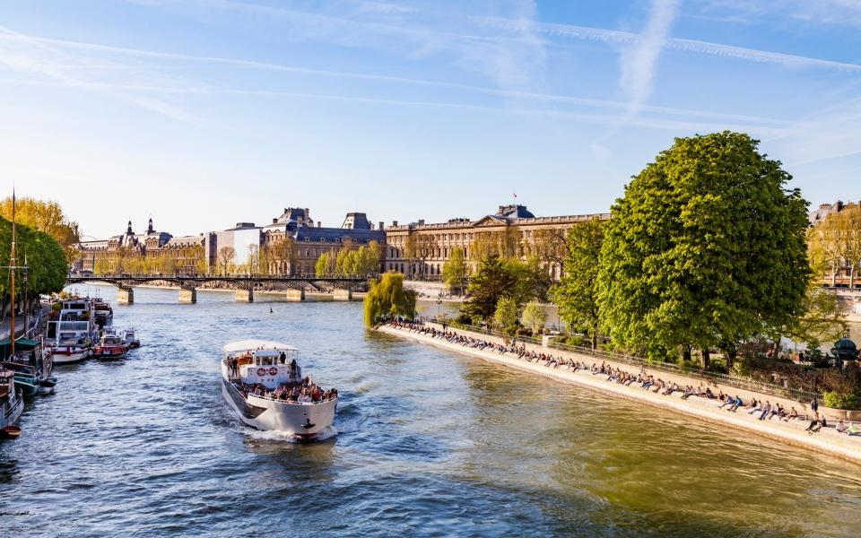 Authorities are spending £1.2bn to clean the River Seine for the Olympics