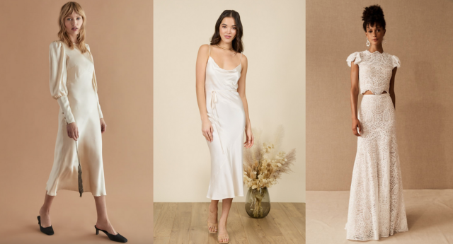 18 Elegant Slip Wedding Dresses for the Minimalist Bride
