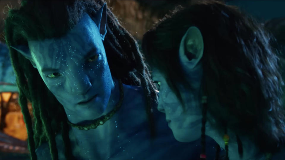 Jake and Kiri in Avatar: The Way of Water