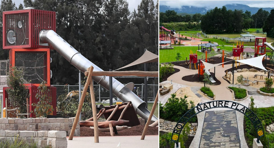 The park only opened in January and already has dozens of complaints, particularly over the dangerous slide. Supplied: Shoalhaven City Council