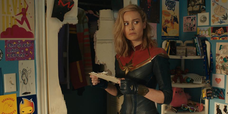 Brie Larson stars in "The Marvels," a "Captain Marvel" sequel out in November.