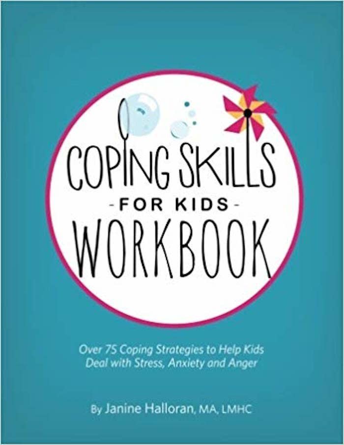 <i>Coping Skills for Kids Workbook</i>&nbsp;comes from licensed mental health counselor Janine Halloran, who was featured on Daniels' <a href="https://www.anxioustoddlers.com/kids-coping-skills/">Anxious Toddlers site</a>. The workbook offers skills for kids to better prepare them to manage their emotions. (Buy <a href="https://www.amazon.com/Coping-Skills-Kids-Workbook-Strategies/dp/153342344X">here</a>)