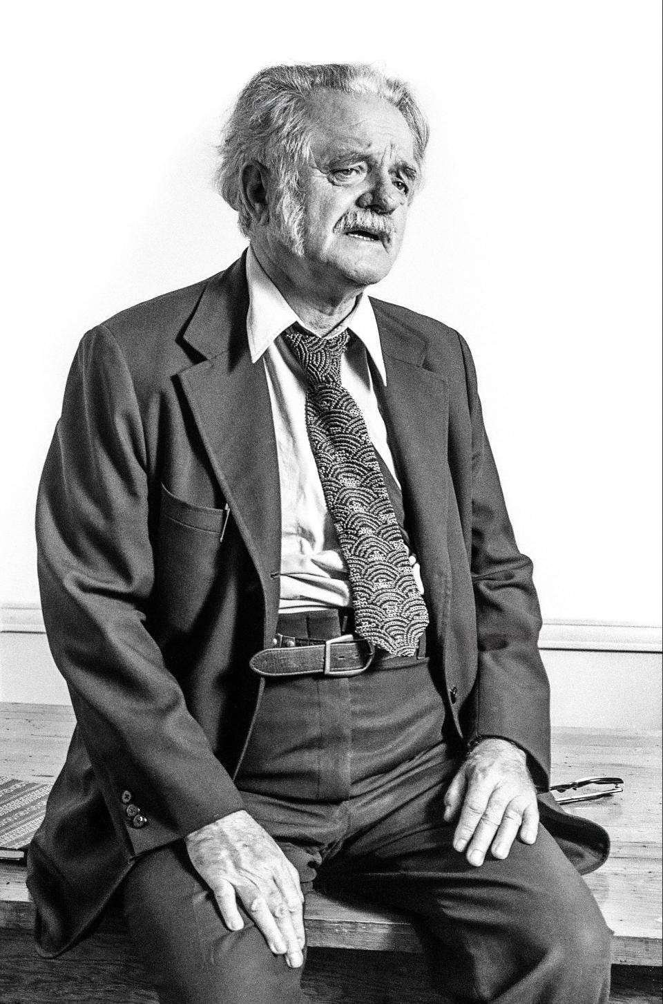 Kenneth Rexroth at the Santa Fe Poetry Festival, 1975.