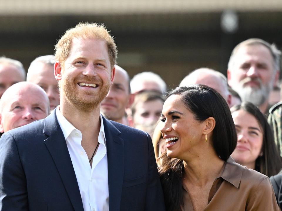 Prince Harry and Meghan have been beaming in their public appearances at the games (Getty Images for the Invictus Ga)