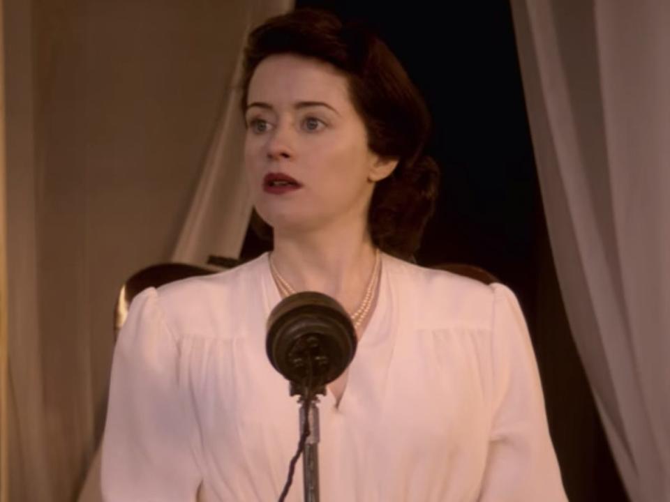 Claire Foy on season four of "The Crown."