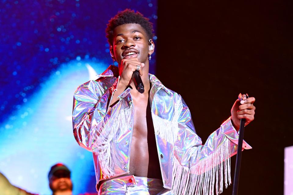 Lil Nas X performs on stage during Internet Live By BuzzFeed at Webster Hall on July 25, 2019 in New York City.