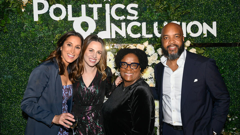 Yasmin Vossoughian, Alicia Menendez, Yvette Miley and Trymaine Lee - Credit: Courtesy of BFA