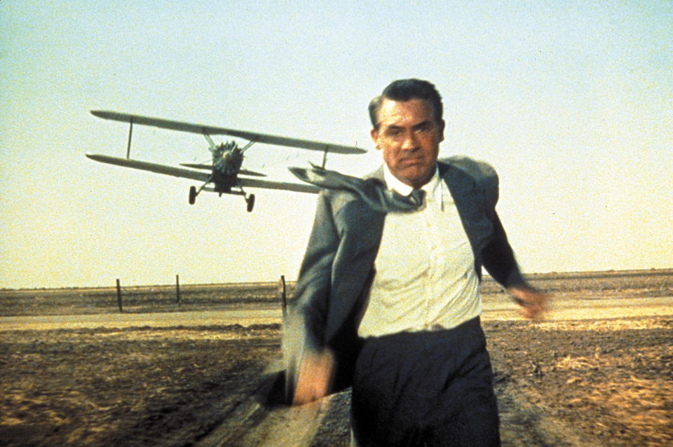 A still from the movie North by Northwest