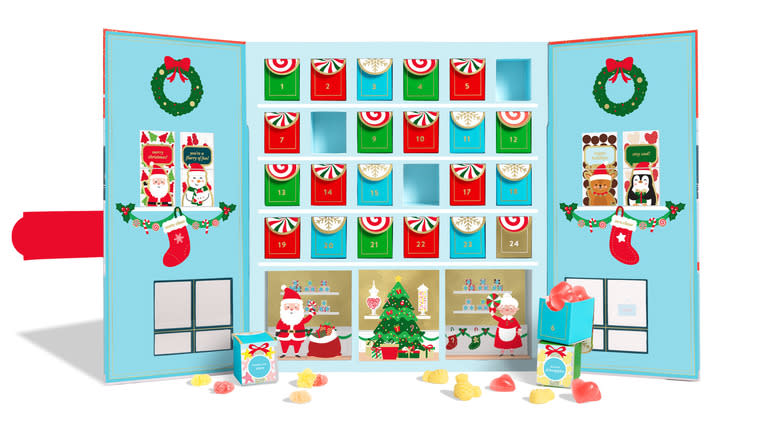 Sugarfina candies advent calendar interior