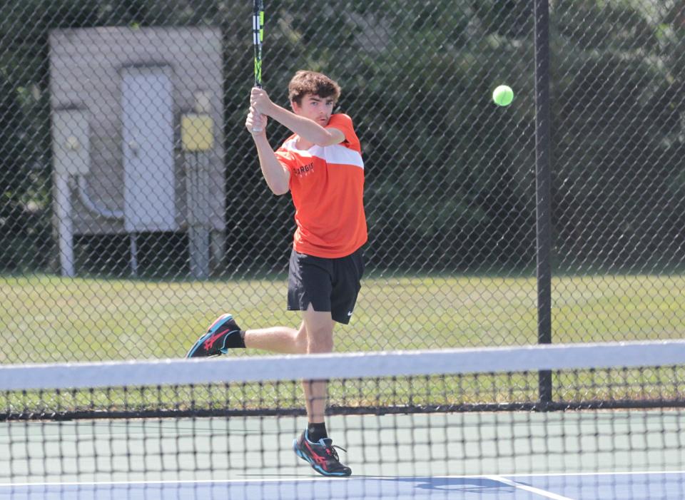 George Ebert of Sturgis won both of his individual matches this week.