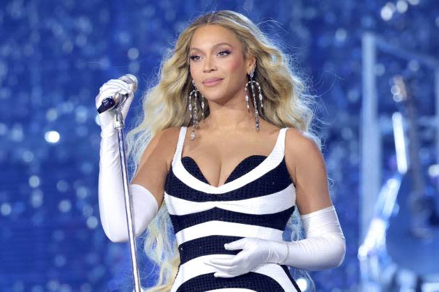 Beyoncé during the Renaissance World Tour on July 29, 2023 in East Rutherford, NJ. - Credit: Kevin Mazur/WireImage for Parkwood