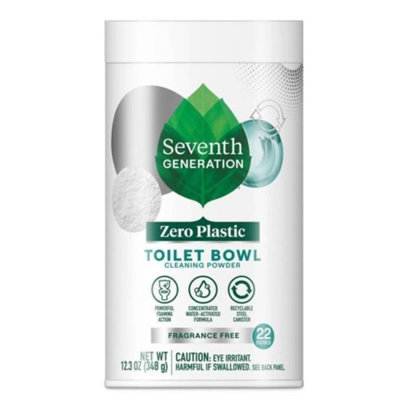 Seventh Generation Zero Plastic Toilet Bowl Cleaner Powder