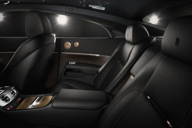 Rolls-Royce Wraith ‘Inspired By Music’ rear passenger space