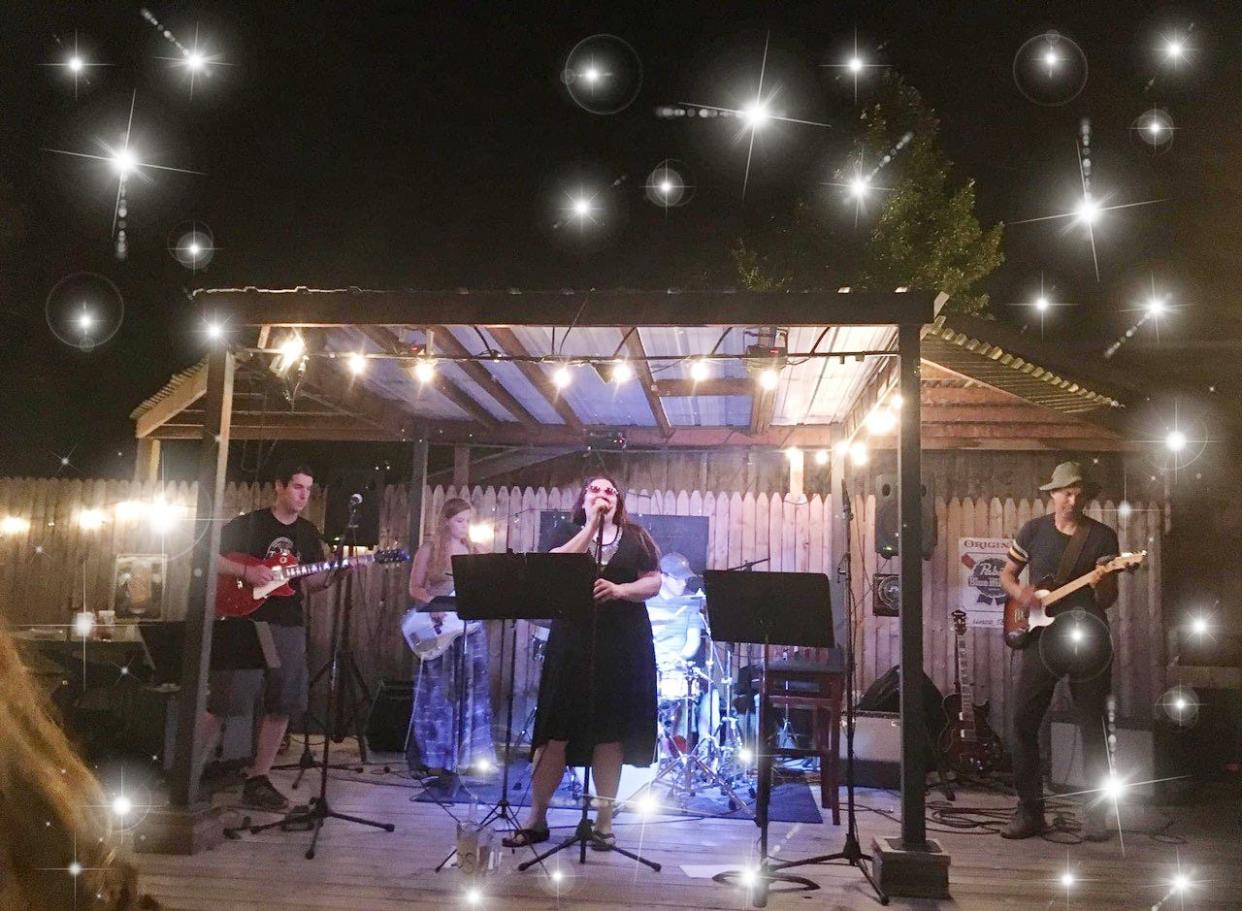 Vuko, a Bloomington-based rock band that plays cover and original songs, is seen performing in September 2018.