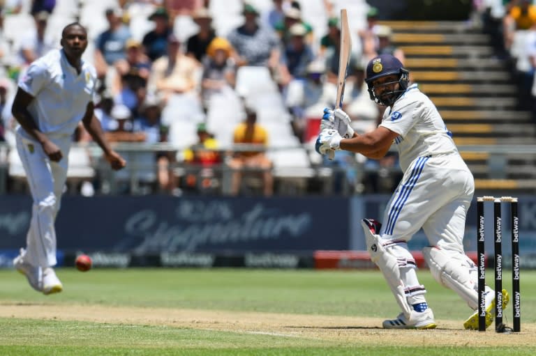 'Keep mouths shut': India captain Rohit Sharma in action in Cape Town (Rodger Bosch)