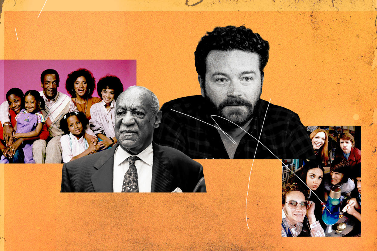 Both Bill Cosby and Danny Masterson have been convicted of sexual assault, although Cosby's conviction was later overturned. (Photo Illustration: Yahoo News; photos: Getty Images, Everett Collection)
