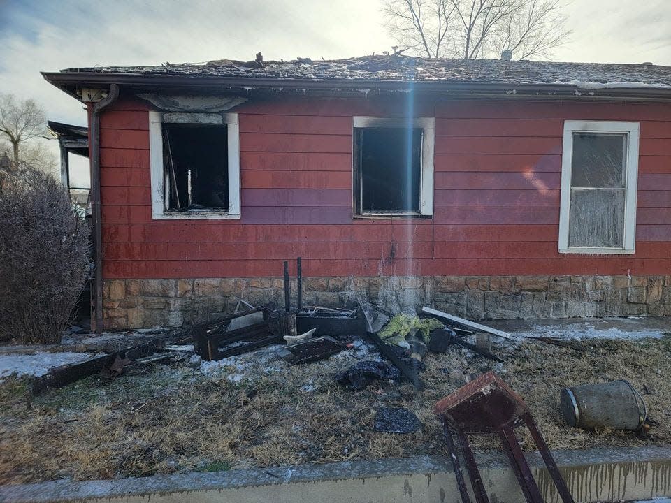The Amarillo Fire Department's "C" shift responded to a call of a house fire located on the corner of 3rd Street and Mississippi Avenue on Friday, Dec. 23.