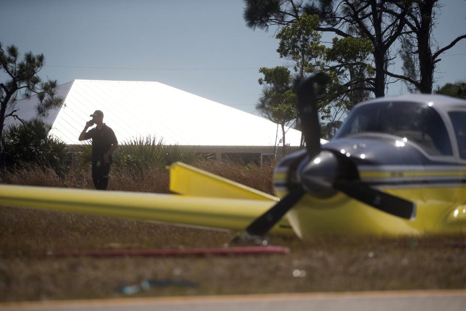 Plane makes emergency landing on Cape Coral residential road on Feb. 24, 2024.