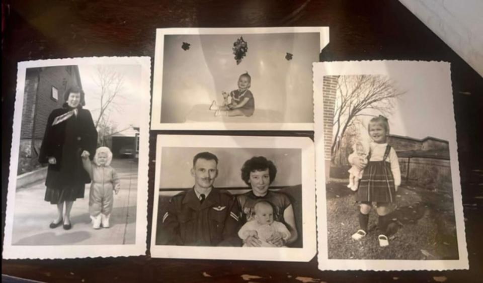 Among the letters Wheeler found were original photographs of Cpl. Presley and his family members, including his young daughter. 