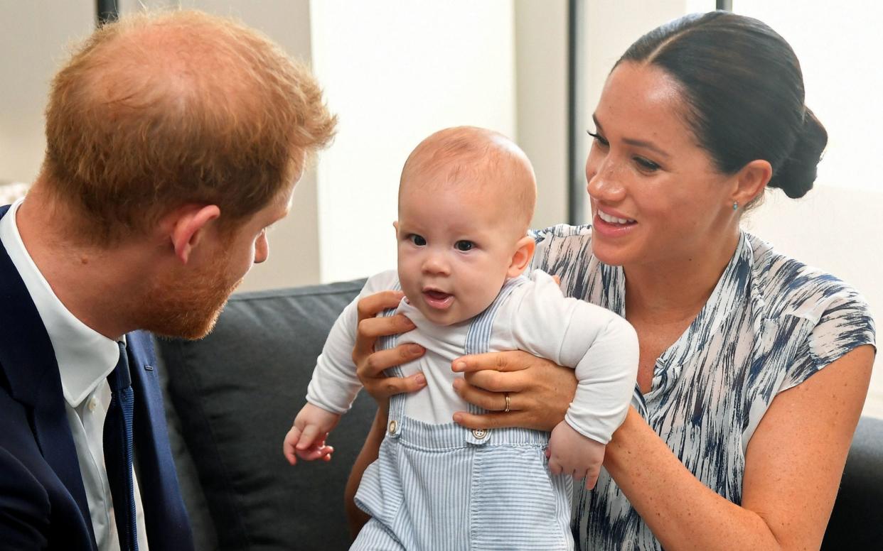 The Sussexes have marked Archie's second birthday by asking for charity donations - Toby Melville/PA Wire