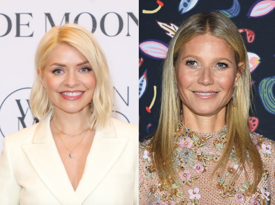 Holly Willoughby and Gwyneth Paltrow have been discussing finding confidence as you age. (Getty Images)