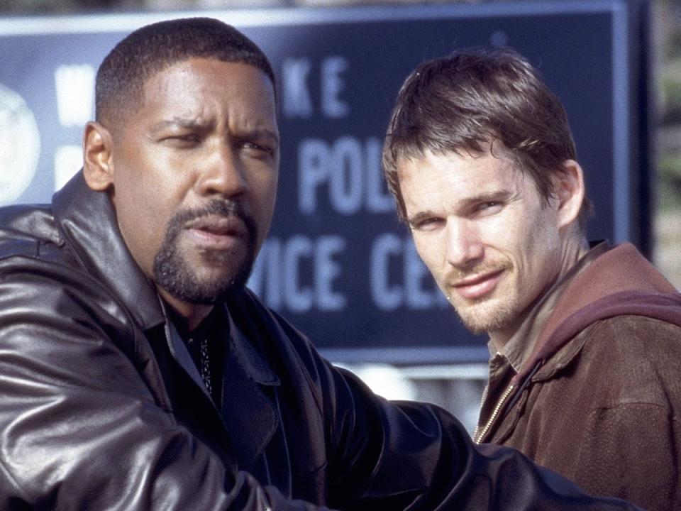 Denzel Washington and Ethan Hawke in ‘Training Day’ (Outlaw/Warner Bros/Kobal/Shutterstock)