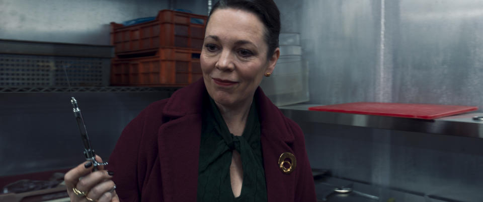 Olivia Colman as Special Agent Sonya Falsworth in Marvel Studios&#39; Secret Invasion, exclusively on Disney+. Photo courtesy of Marvel Studios. &#xc2;&#xa9; 2022 MARVEL.