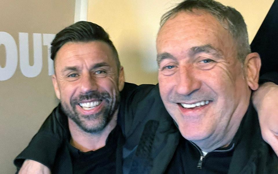 Kevin Phillips with his late friend Keith Havelock - Kevin Phillips South Shields