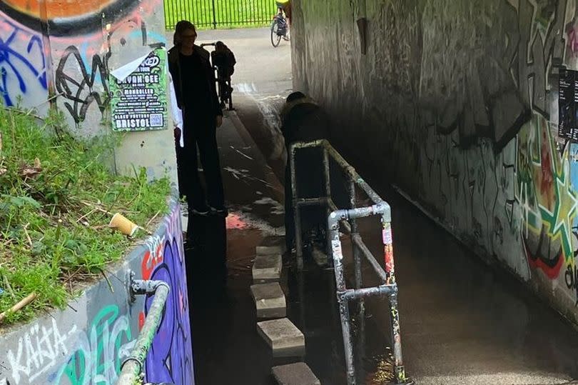Locals have struggled to use the underpass, a key route for those accessing nearly health facilities or the J3 Library.