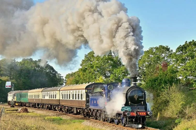 The spectacular Spa Valley Railway steam train - imaging drinking gin on board and on the way to hear live jazz on the platform?