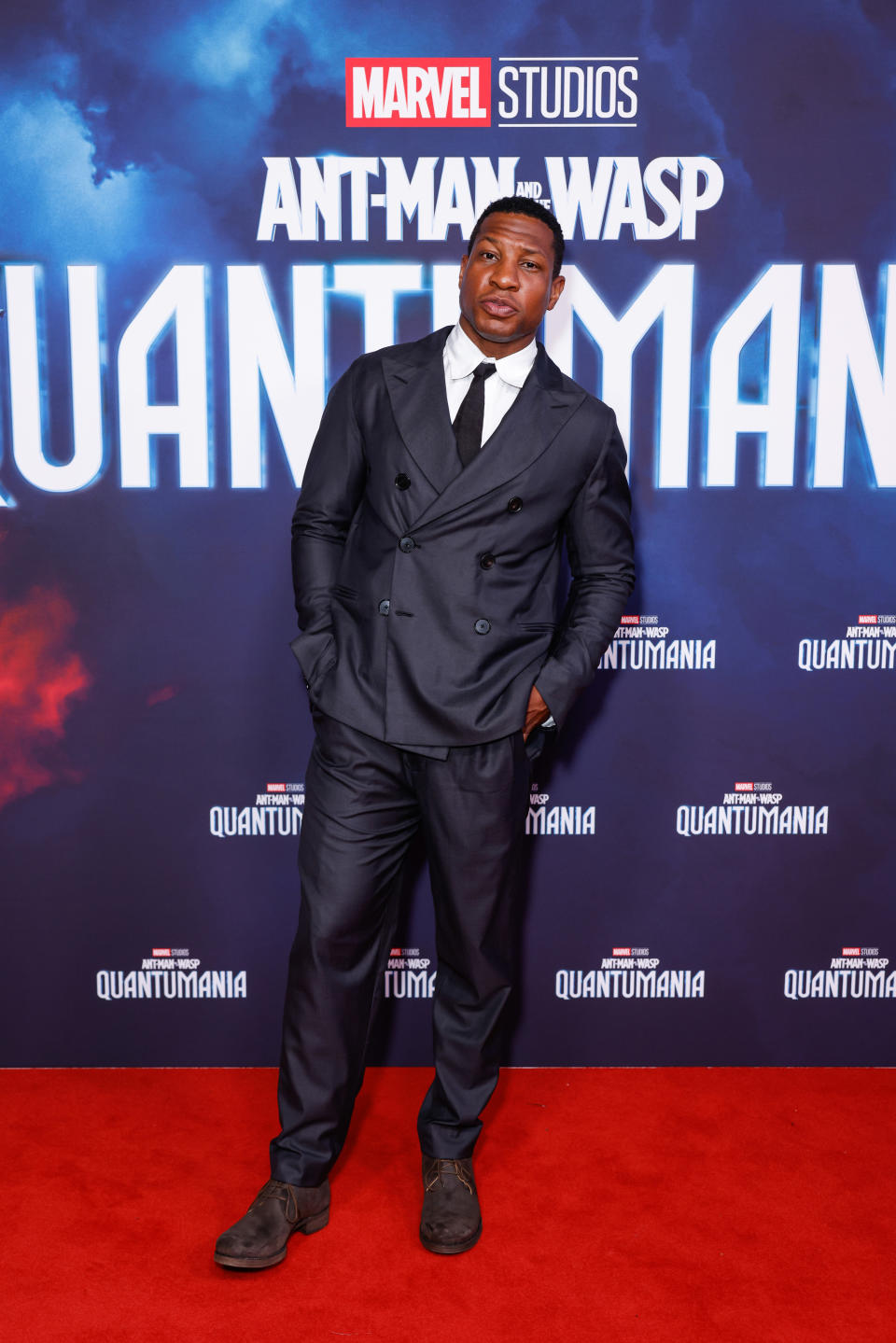 Jonathan Majors at the premiere of Ant-Man and the Wasp: Quantumania