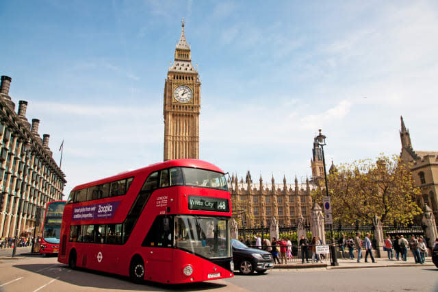 Big Ben and London bus