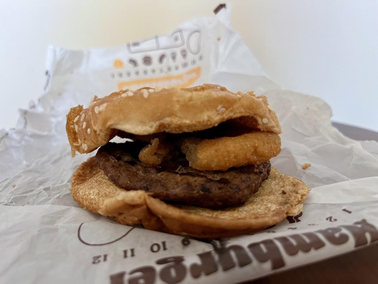 the Rodeo Burger from burger king