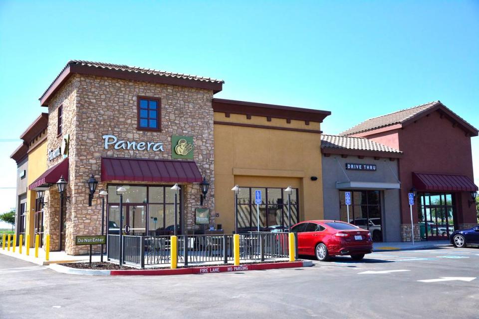 Panera in the Crossroads shopping center in Riverbank, Calif. pictured Sept. 3, 2019. Marijke Rowland/mrowland@modbee.com