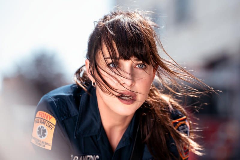 Cassie Webb (Dakota Johnson) was just an EMT before she got superpowers. Photo courtesy of Sony Pictures