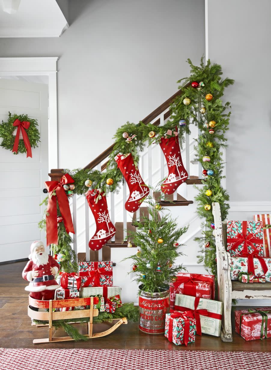 Red and White Vintage-Inspired Decorations