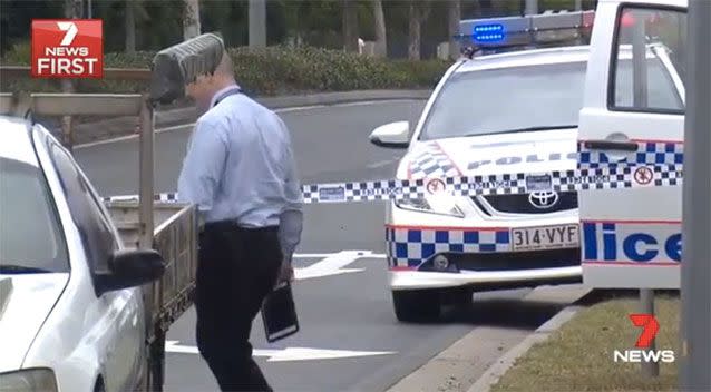 Logan detectives arrested a 48-year-old man. Picture: 7 News