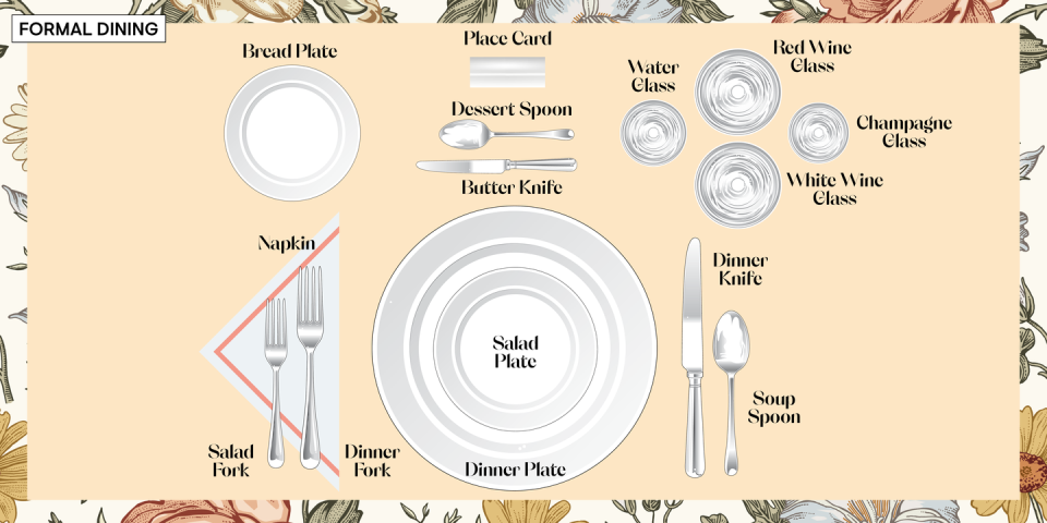 graphic of dining table