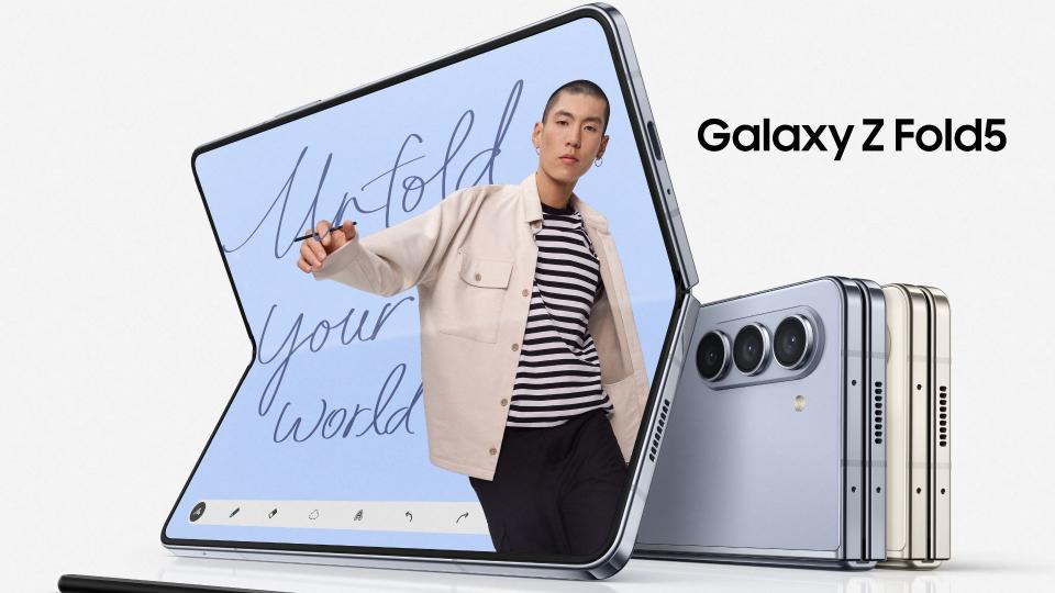 El Samsung Galaxy Fold 5 permite un eficaz multitasking de hasta 4 aplicaciones en simultáneo