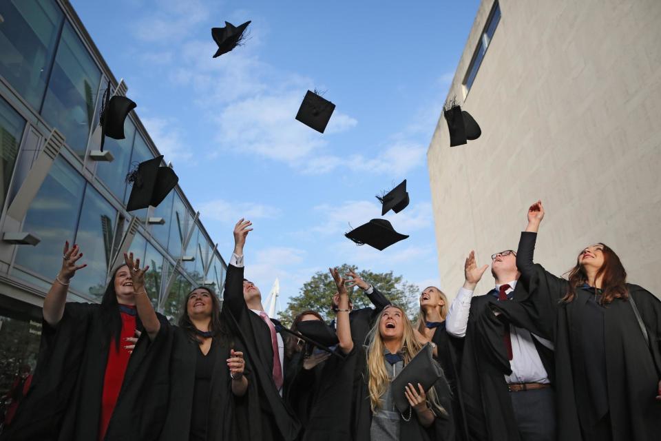 In debt: three-quarters of students will never finish repaying their loans: Getty Images