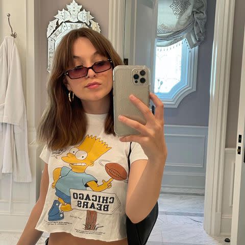 <p>Rhea Wahlberg Instagram</p> Ella Rea Wahlberg takes a mirror selfie