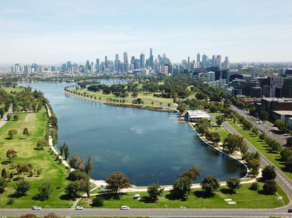 Albert Park in Melbourne will host the first race of the 2025 F1 season (Getty Images)
