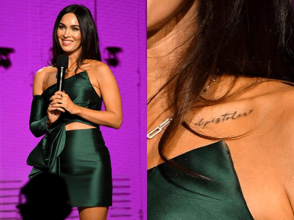 el pistolero tattoo megan fox