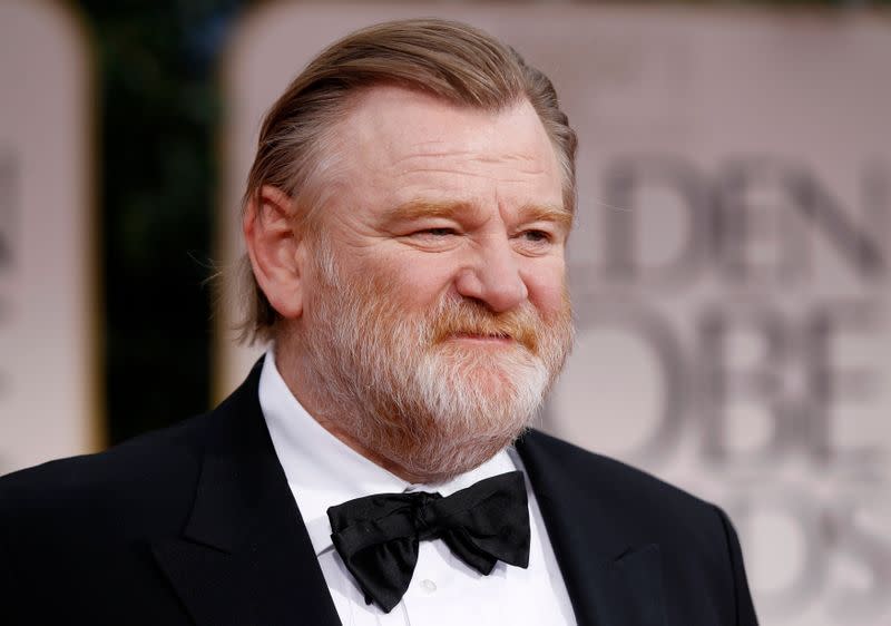 Actor Brendan Gleeson arrives at the 69th annual Golden Globe Awards in Beverly Hills