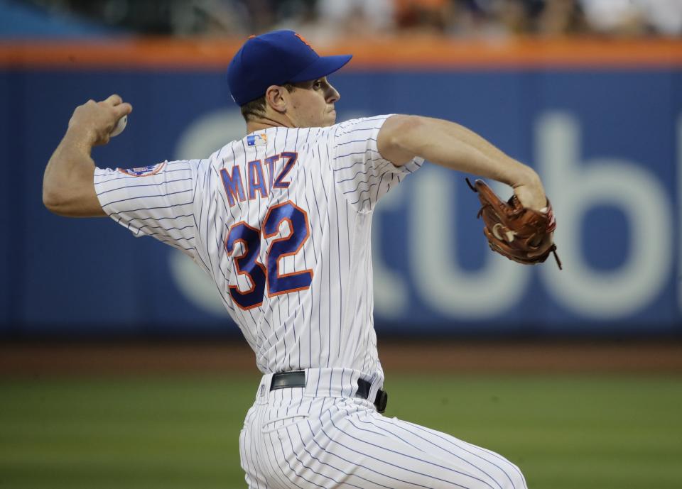 Steven Matz will undergo surgery to correct a nerve issue in his pitching arm. (AP Photo/Frank Franklin II)