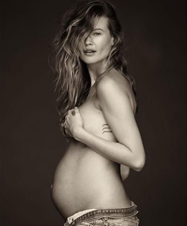 Behati while preggas... still flawless. Source: Instagram.