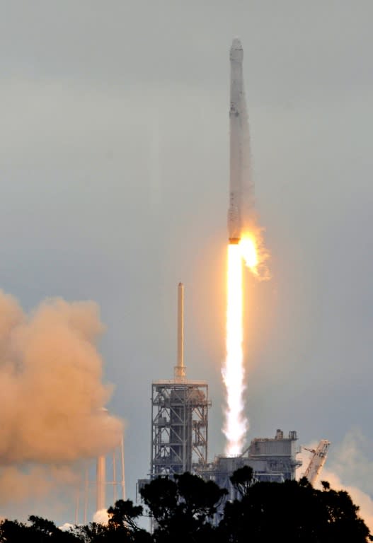 Elon Musk's SpaceX venture carries cargo to the International Space Station and has plans to send two private passengers on a trip around the Moon